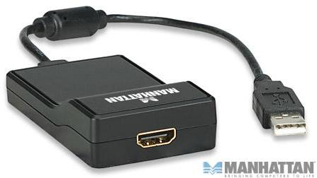 CONVERTIDOR USB 2.0 A HDMI MANHATTAN
