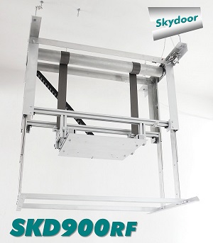 SOPORTE MOTORIZADO PROYECTOR A PLAFON SKYDOOR SKD900RF
