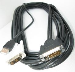 CABLE P/INFOCUS M1, 5.0M  DVI/USB MANHATTAN
